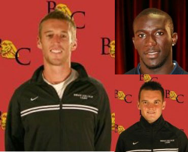 Clockwise from the left: Daniel O'Kane, Shaka Bangura, Tom Hemmings